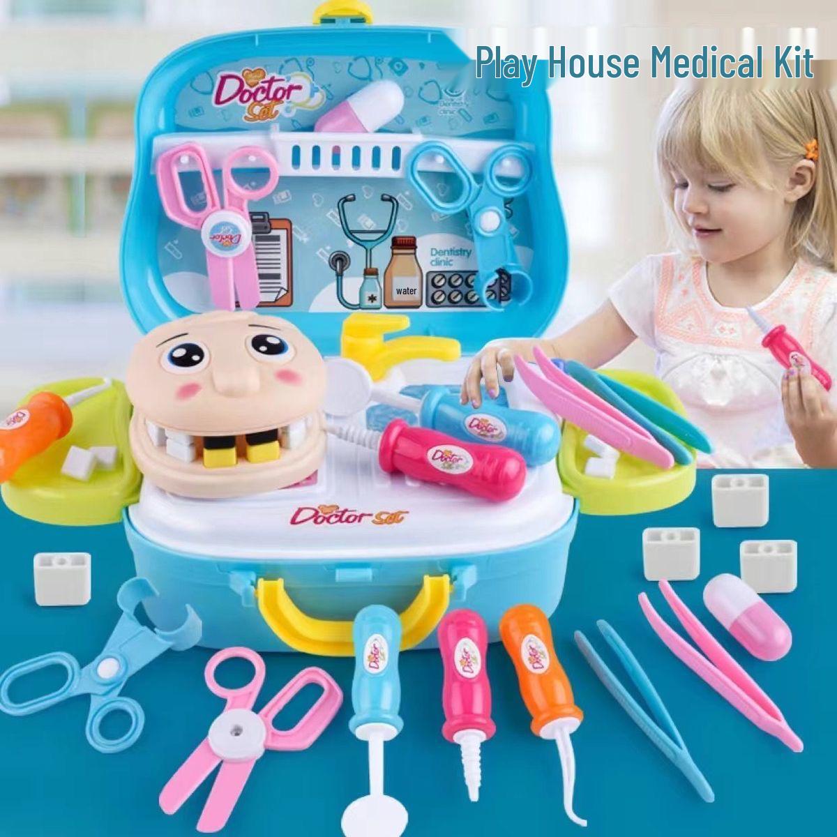 Children s Doctor Playset: Dentist Kit with Syringe & Medicine Box - Perfect Gift for Boys and Girls
Children s Doctor Playset: Dentist Kit with Syringe & Medicine Box - Perfect Gift for Boys and Girls