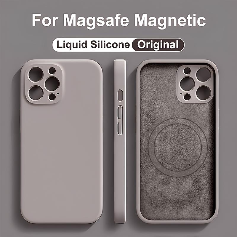 Original Liquid Silicone Magnetic Case For iPhone 11 13 12 14 15 Pro Max Plus For Magsafe Case Wireless Charge Cover Accessories For iPhone 13 Pro
Original Liquid Silicone Magnetic Case For iPhone 11 13 12 14 15 Pro Max Plus For Magsafe Case Wireless Charge Cover Accessories For iPhone 13 Pro
