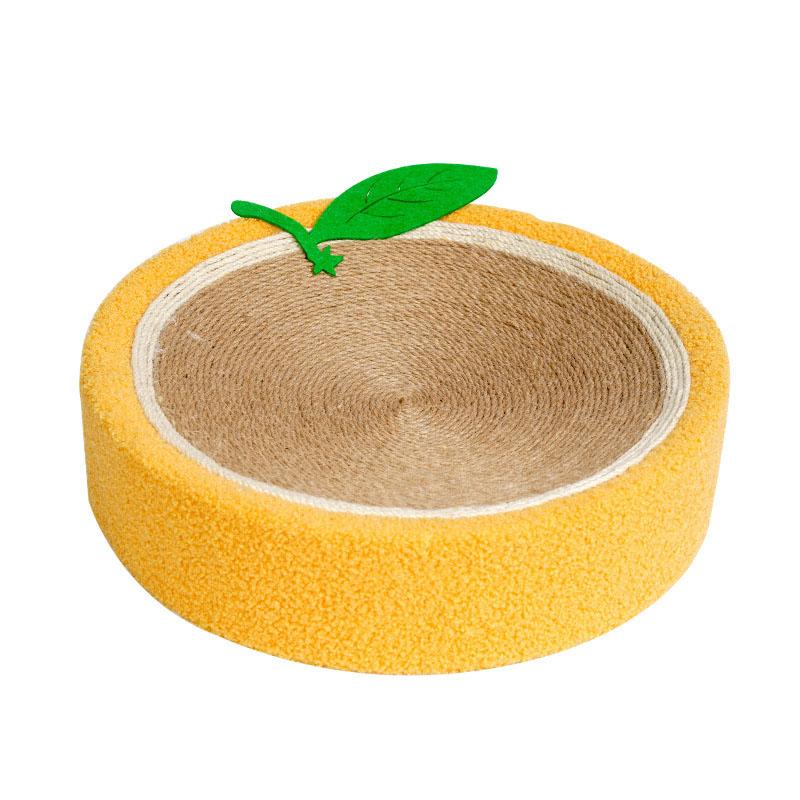Cat Scratch Bowl Orange Round Sisal Hemp Durable Antiwear Space Saving Cat Scratcher Bed for Family
Cat Scratch Bowl Orange Round Sisal Hemp Durable Antiwear Space Saving Cat Scratcher Bed for Family