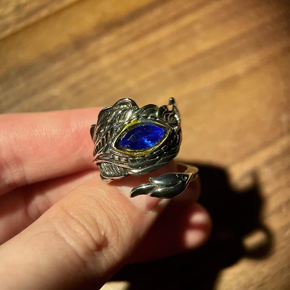 Ретро Золотое Крыло Гаруды Китайская Мифология Дапэн Кольцо Для Мужчин Панк Готика Регулируемое Открытое Кольцо Перья Аксессуары Циркон Подарок resizable
Ретро Золотое Крыло Гаруды Китайская Мифология Дапэн Кольцо Для Мужчин Панк Готика Регулируемое Открытое Кольцо Перья Аксессуары Циркон Подарок resizable