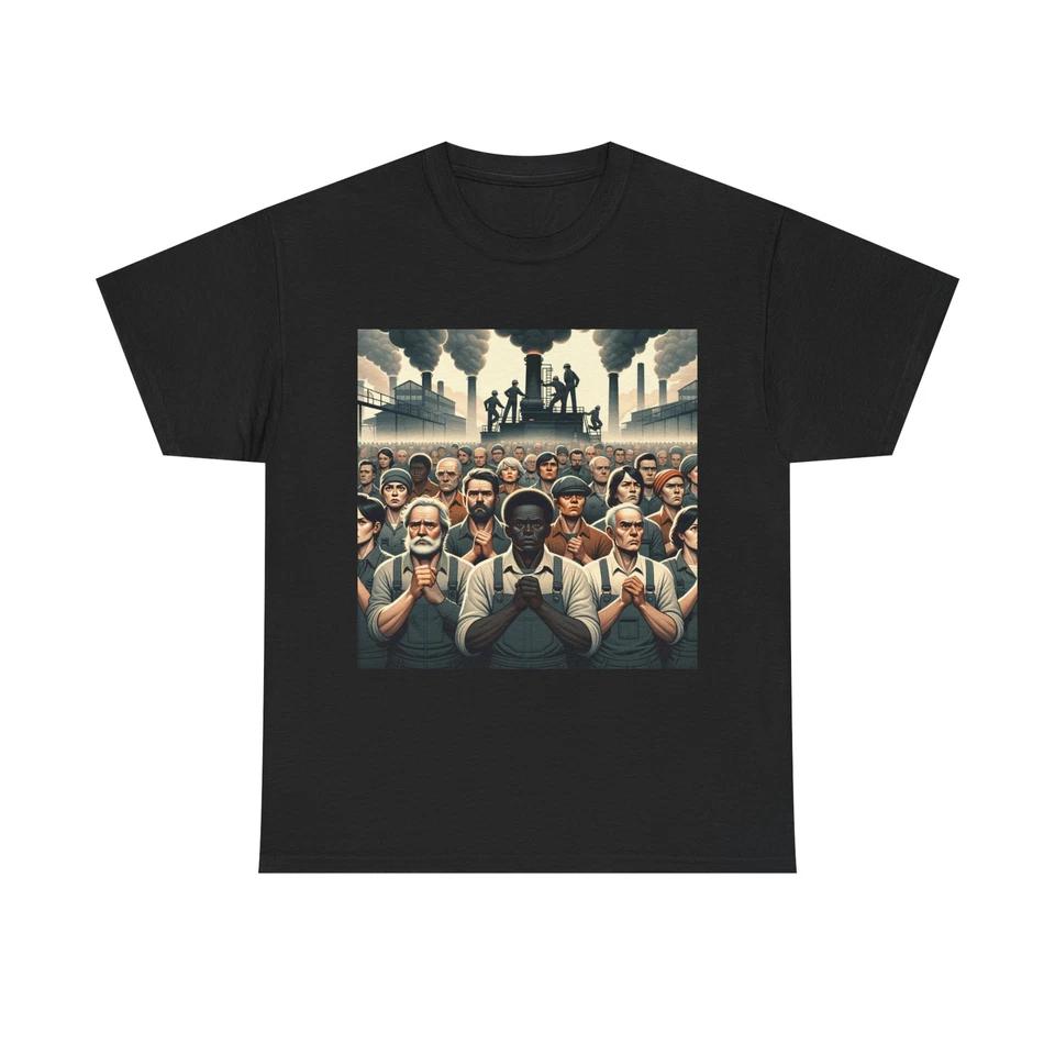 Unisex Adult T Shirt Social Realism Factory Workers Unite 2XL
Unisex Adult T Shirt Social Realism Factory Workers Unite 2XL