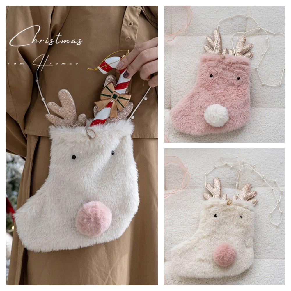 Creative Plush Christmas Stocking Pink White Cartoon Elk Christmas Gift Bag Festival Ornament Candy Bag Shoulder Bag Chrismtas 14x16cm розовый
Creative Plush Christmas Stocking Pink White Cartoon Elk Christmas Gift Bag Festival Ornament Candy Bag Shoulder Bag Chrismtas 14x16cm розовый