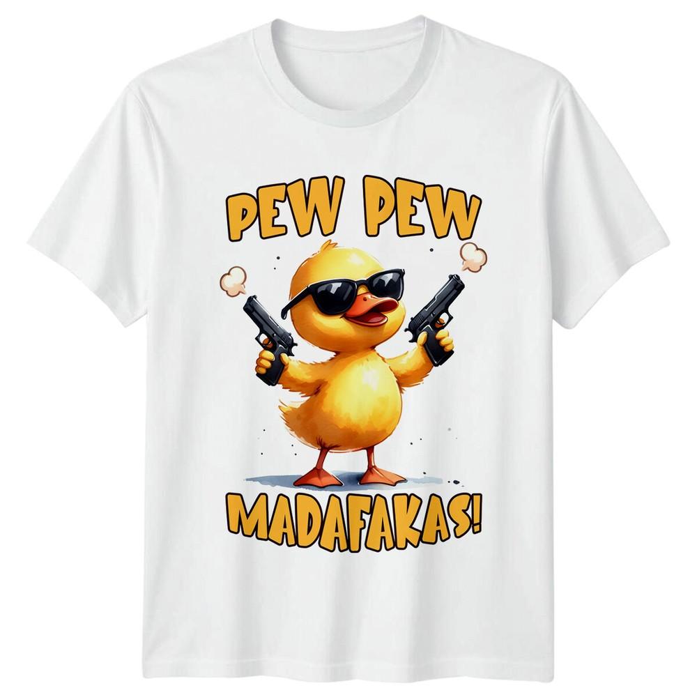 Pew Pew Madafakas Duck With Guns Animal Pun Graphic TShirt Unisex T-Shirt XL
Pew Pew Madafakas Duck With Guns Animal Pun Graphic TShirt Unisex T-Shirt XL
