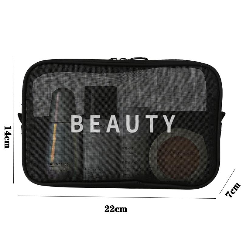 Travel Pouch Makeup Bag Wash Toiletries Organizer Bag Mesh Cosmetic Storage Bag A3
Travel Pouch Makeup Bag Wash Toiletries Organizer Bag Mesh Cosmetic Storage Bag A3