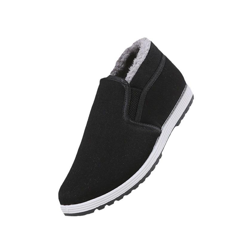 New velvet and thickened old Beijing cotton shoes for men s middle-aged and elderly fathers, one-pedal men s cloth shoes 38 чорний
New velvet and thickened old Beijing cotton shoes for men s middle-aged and elderly fathers, one-pedal men s cloth shoes 38 чорний