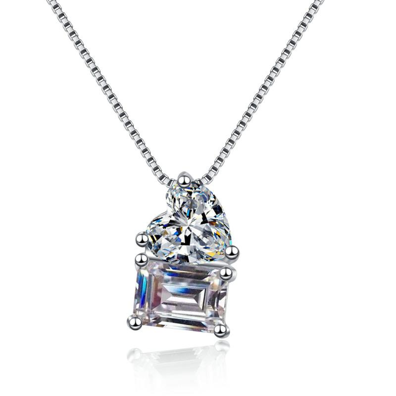 Bague Ringen Стерлингового Серебра 925 пробы, квадратный сахар, женское квадратное режущее чувство, цепочка на ключицы, 2 карата, муассанит, ожерелье с подвеской в виде любви
Bague Ringen Стерлингового Серебра 925 пробы, квадратный сахар, женское квадратное режущее чувство, цепочка на ключицы, 2 карата, муассанит, ожерелье с подвеской в виде любви