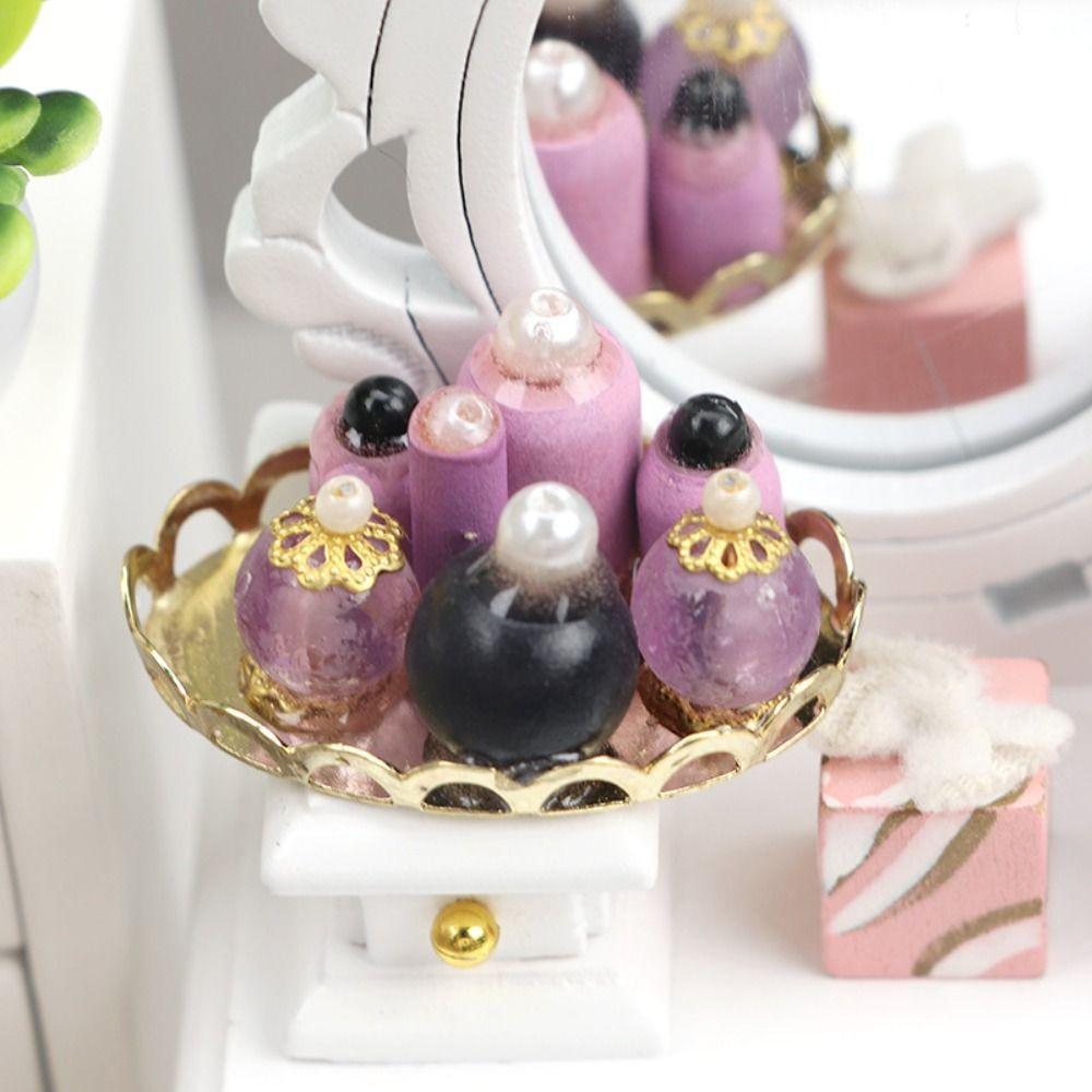 Golden Tray Dollhouse Perfume Tray Miniature Furniture Mini Dollhouse Furniture Girls Gift
Golden Tray Dollhouse Perfume Tray Miniature Furniture Mini Dollhouse Furniture Girls Gift