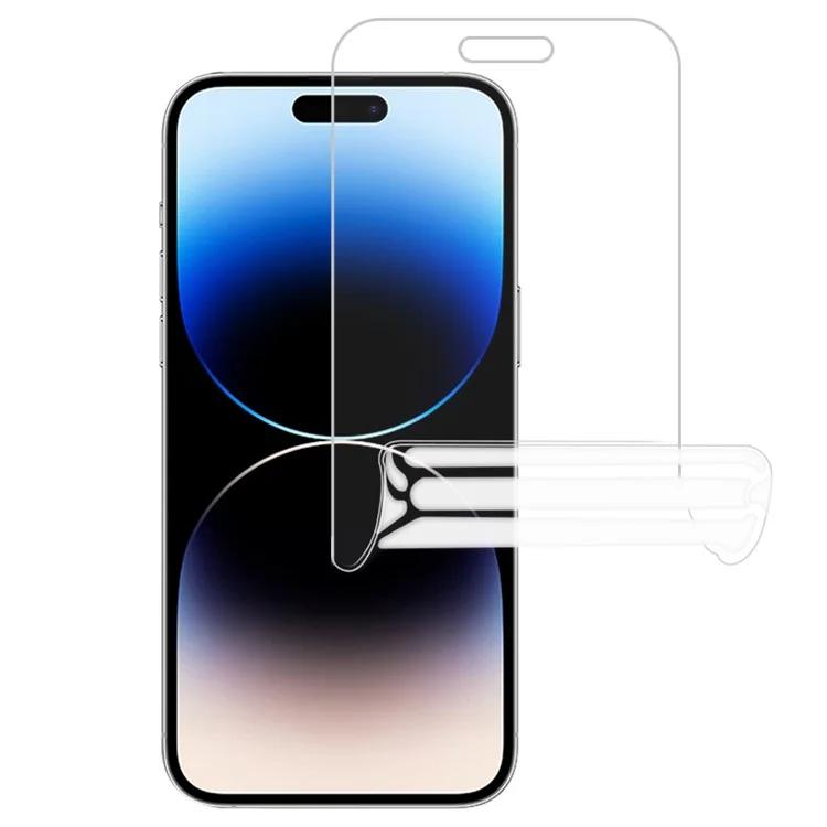 Защитная пленка с полным покрытием для iPhone 15 Pro / 15, ультра прозрачная мягкая пленка ТПУ с защитой от отпечатков пальцев
Защитная пленка с полным покрытием для iPhone 15 Pro / 15, ультра прозрачная мягкая пленка ТПУ с защитой от отпечатков пальцев