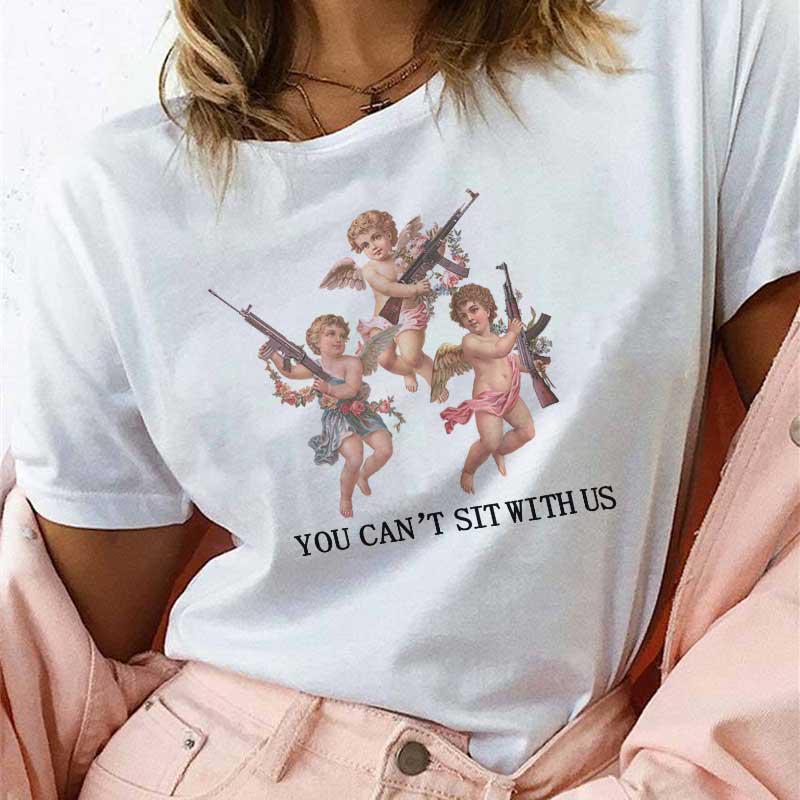 Футболка Angel Fashion Tees Футболка з жіночим принтом Ullzang Harajuku 90S Одяг Kawaii Футболка Топ L білий
Футболка Angel Fashion Tees Футболка з жіночим принтом Ullzang Harajuku 90S Одяг Kawaii Футболка Топ L білий