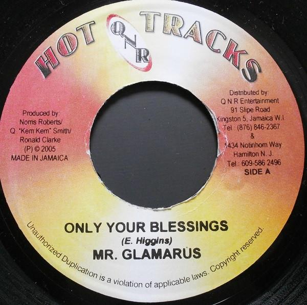 7inch Record MR. GLAMARUS - Only Your Blessings NONE Hot Tracks QNR 2005 Jamaica Reggae, Ska & Dub Used
7inch Record MR. GLAMARUS - Only Your Blessings NONE Hot Tracks QNR 2005 Jamaica Reggae, Ska & Dub Used
