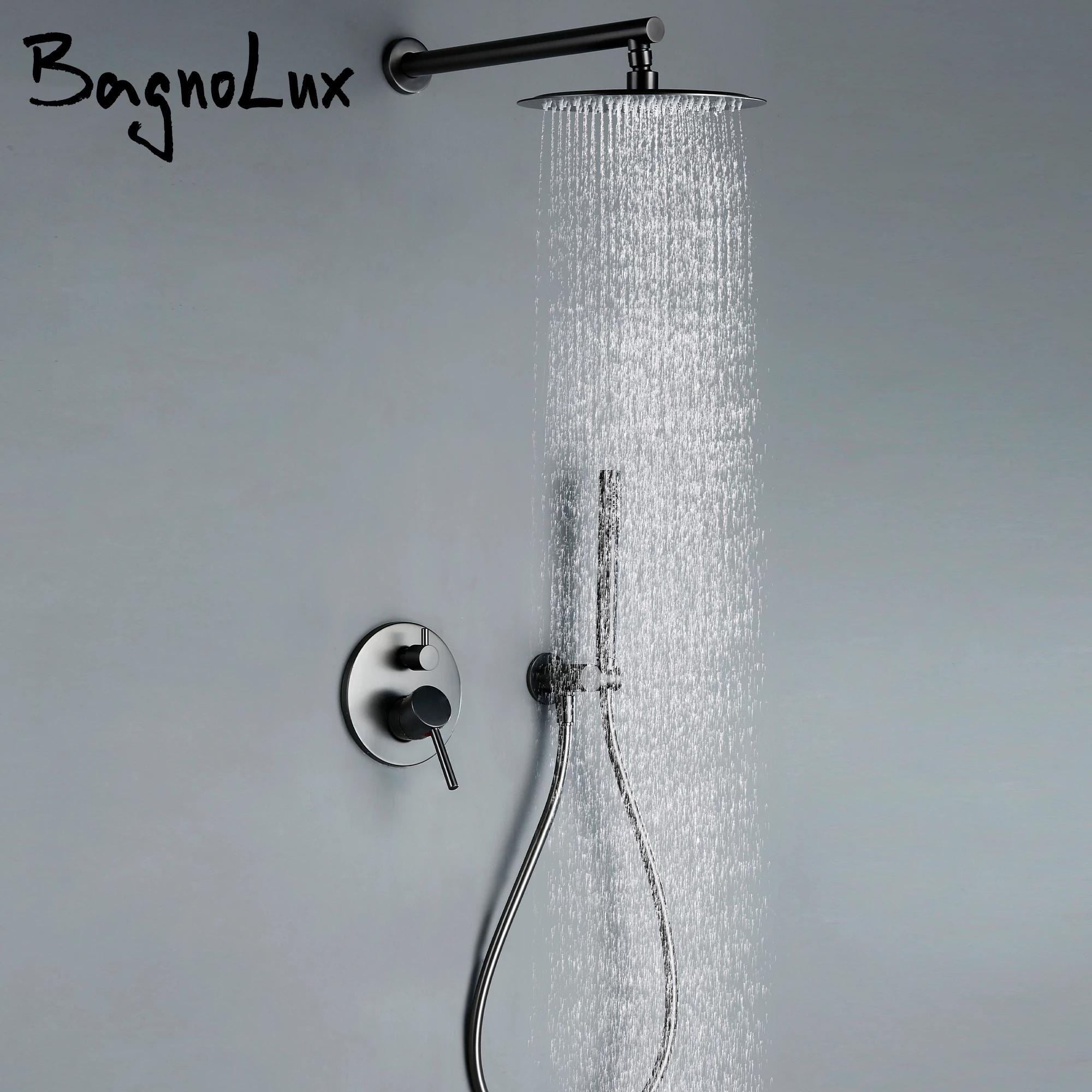 Душевой гарнитур для ванной Bagnolux Gun Gray с латунной головкой Rianfall Luxury Combo, настенный смеситель с переключателем для горячей и холодной воды, кран для ванной комнаты 8 inch чёрный
Душевой гарнитур для ванной Bagnolux Gun Gray с латунной головкой Rianfall Luxury Combo, настенный смеситель с переключателем для горячей и холодной воды, кран для ванной комнаты 8 inch чёрный