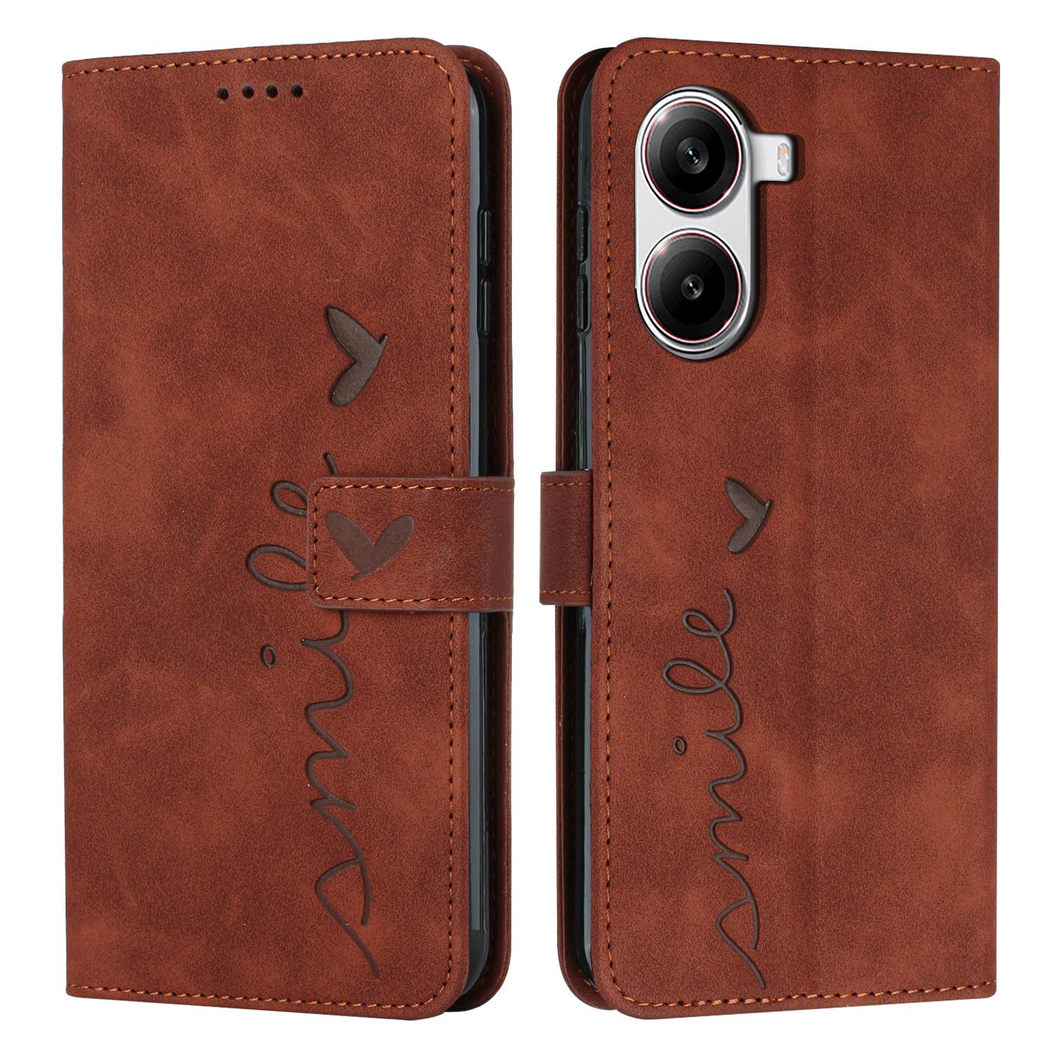 For Xiaomi Redmi Turbo 4 5G/Poco X7 Pro 5G Case Viewing Stand PU Leather Phone Cover Imprinted Heart Pattern Brown
For Xiaomi Redmi Turbo 4 5G/Poco X7 Pro 5G Case Viewing Stand PU Leather Phone Cover Imprinted Heart Pattern Brown