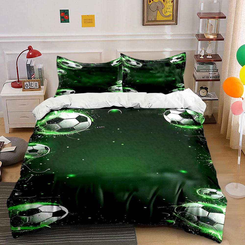 Soccer balls with green accents. Bedding sets Duvet cover sets Duvet covers Pillowcases(1 * Duvet Cover 2 * Pillowcases, without duvet insert) 135x200cm
Soccer balls with green accents. Bedding sets Duvet cover sets Duvet covers Pillowcases(1 * Duvet Cover 2 * Pillowcases, without duvet insert) 135x200cm