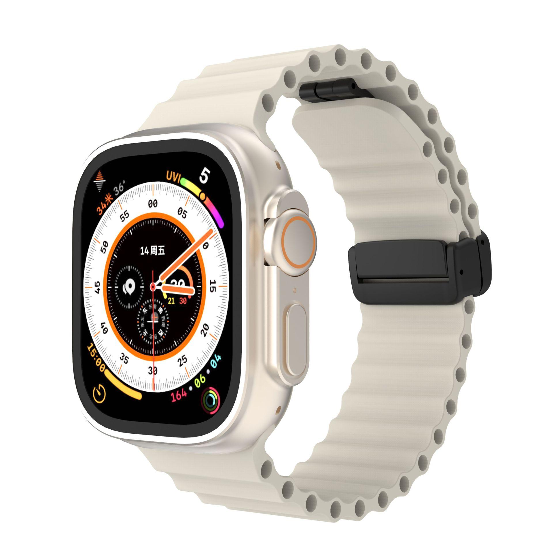 Ocean for Apple Watch Ultra 2 3 Band 49mm 45mm 44mm 40mm 41mm Magnetic Strap Silicone correa Bracelet iWatch Series 9 8 SE 10 11 S10-42mm 38 40 41mm
Ocean for Apple Watch Ultra 2 3 Band 49mm 45mm 44mm 40mm 41mm Magnetic Strap Silicone correa Bracelet iWatch Series 9 8 SE 10 11 S10-42mm 38 40 41mm