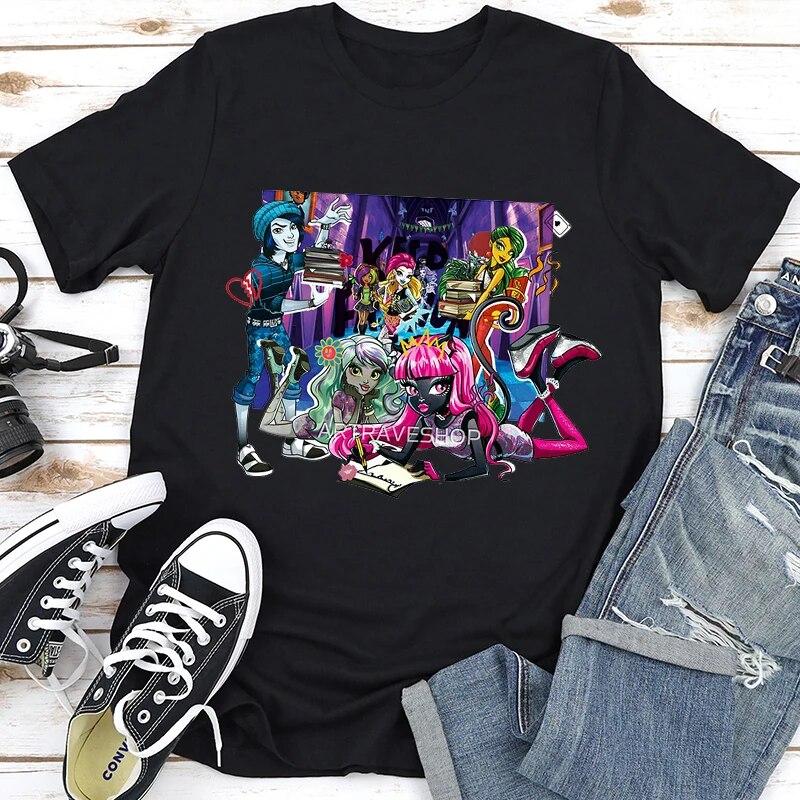 Популярные классические футболки с рисунком Venus Mcflytrap Monster High, женские футболки с героями мультфильмов, топы с поясом для подруги, уличная одежда, хипстерские футболки
Популярные классические футболки с рисунком Venus Mcflytrap Monster High, женские футболки с героями мультфильмов, топы с поясом для подруги, уличная одежда, хипстерские футболки