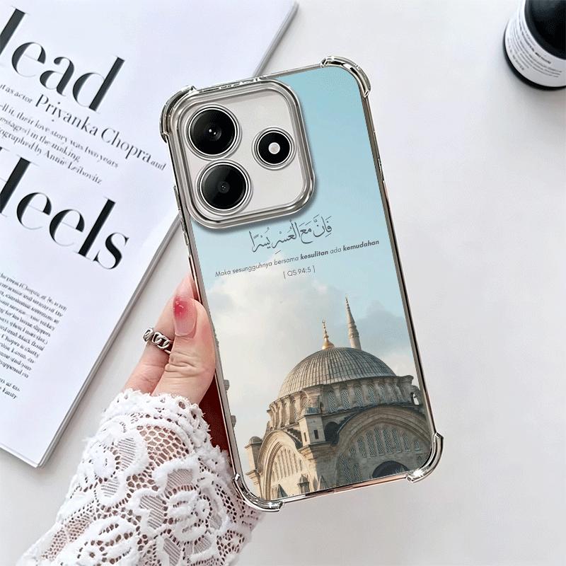 Islam The Quran Arabic Art Plating Phone Case For Xiaomi Redmi Note 14 15 Pro Plus 13 12 11 11S 11T 10 9S 9 5G Anti-Fall Airabag Redmi Note 14 5G
Islam The Quran Arabic Art Plating Phone Case For Xiaomi Redmi Note 14 15 Pro Plus 13 12 11 11S 11T 10 9S 9 5G Anti-Fall Airabag Redmi Note 14 5G