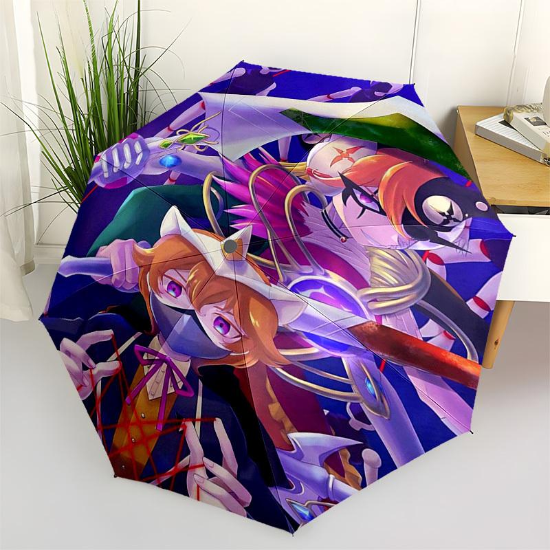 1pc Outdoor Umbrella with Anime Characters - Automatic Opening/Closing, Portable 3-Fold Design, 8-Rib Iron Frame - Perfect Gift for Fans, Travele
1pc Outdoor Umbrella with Anime Characters - Automatic Opening/Closing, Portable 3-Fold Design, 8-Rib Iron Frame - Perfect Gift for Fans, Travele