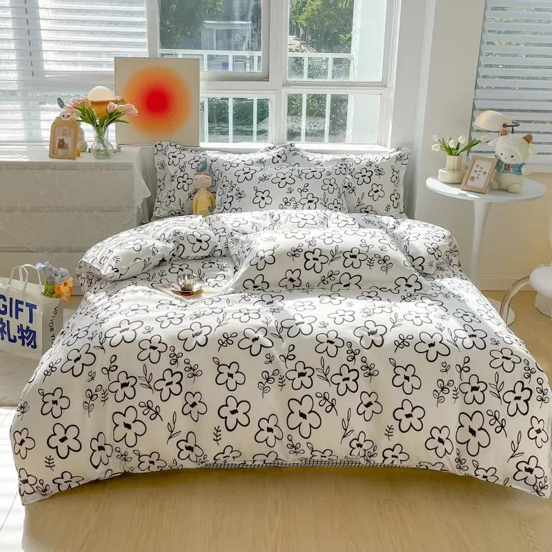 Набір домашньої постільної білизни з квітковим принтом. Простий, свіжий, зручний набір підодіяльників з простирадлом. Підодіяльники. Наволочки. Постільна білизна. Flat Bed Sheet&AU Single size 3 pcs
Набір домашньої постільної білизни з квітковим принтом. Простий, свіжий, зручний набір підодіяльників з простирадлом. Підодіяльники. Наволочки. Постільна білизна. Flat Bed Sheet&AU Single size 3 pcs