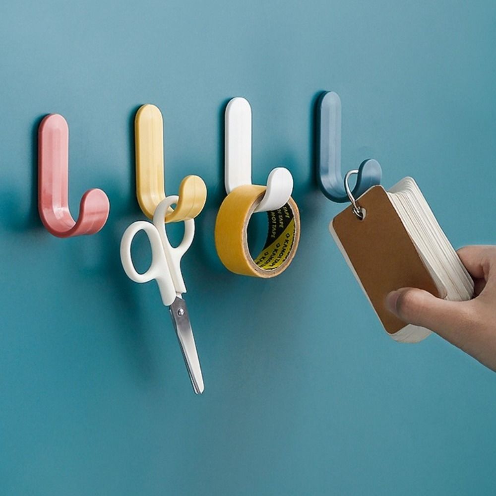 6 pcs Plastic Towel Hanger Hanger Wall Hook Clothes J-shaped Hook Household style 2
6 pcs Plastic Towel Hanger Hanger Wall Hook Clothes J-shaped Hook Household style 2