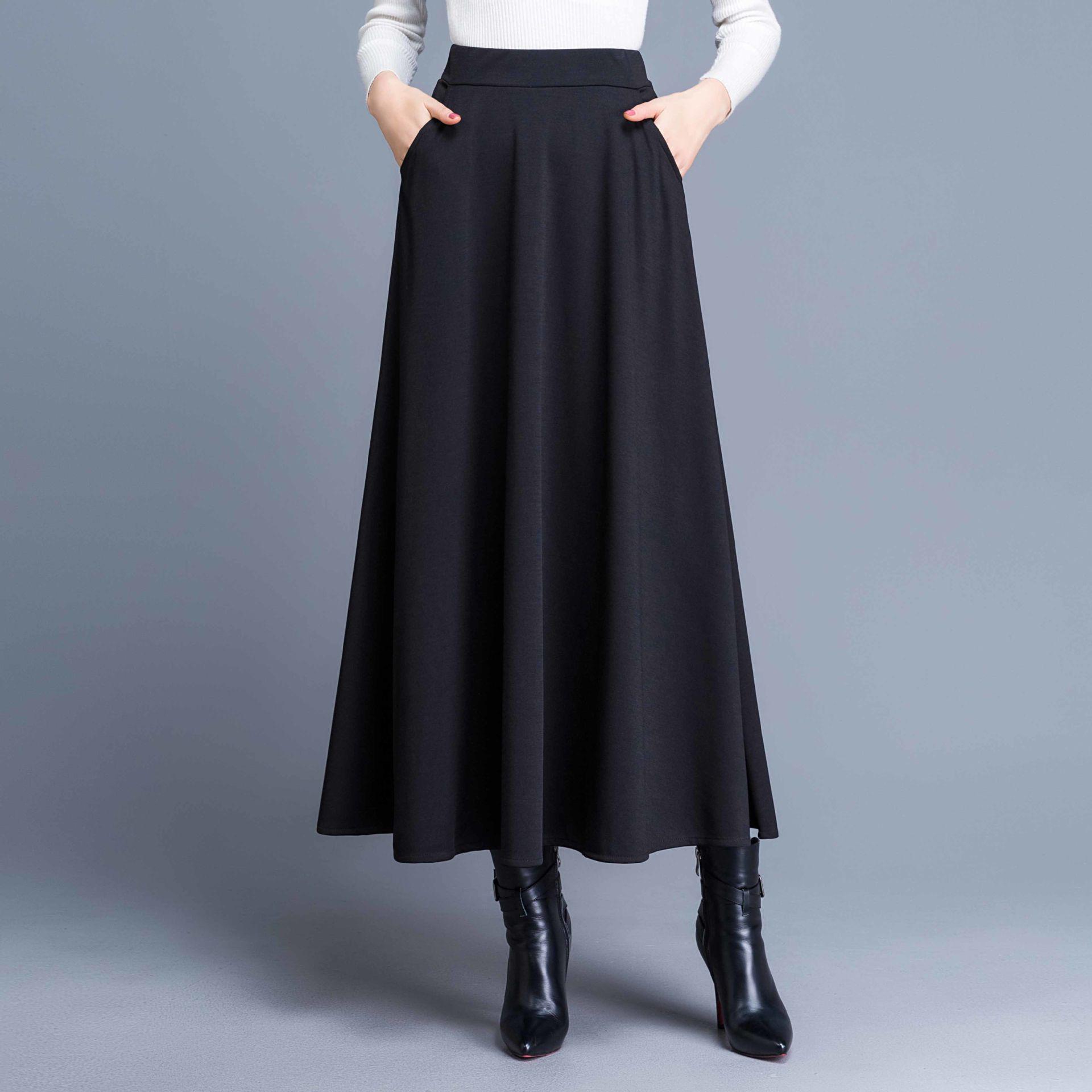 2026 Versatile Plus Size High-Waisted A-line Skirt for Spring and Autumn S (85-100 jin) чёрный
2026 Versatile Plus Size High-Waisted A-line Skirt for Spring and Autumn S (85-100 jin) чёрный