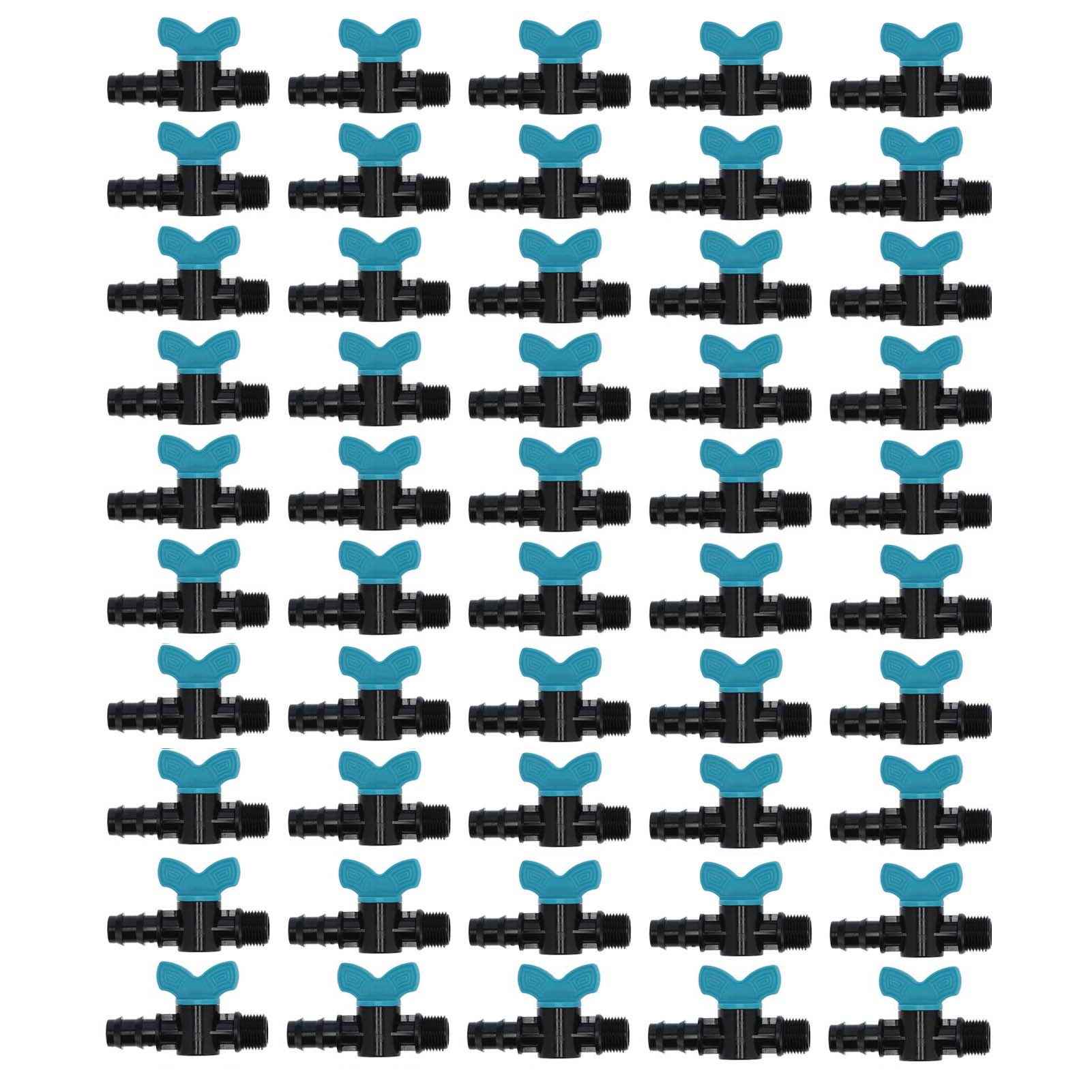 50PCS 25x3/4in Male Thread Irrigation Switch Valve Plastic Gate Valves for Gardening Supplies
50PCS 25x3/4in Male Thread Irrigation Switch Valve Plastic Gate Valves for Gardening Supplies