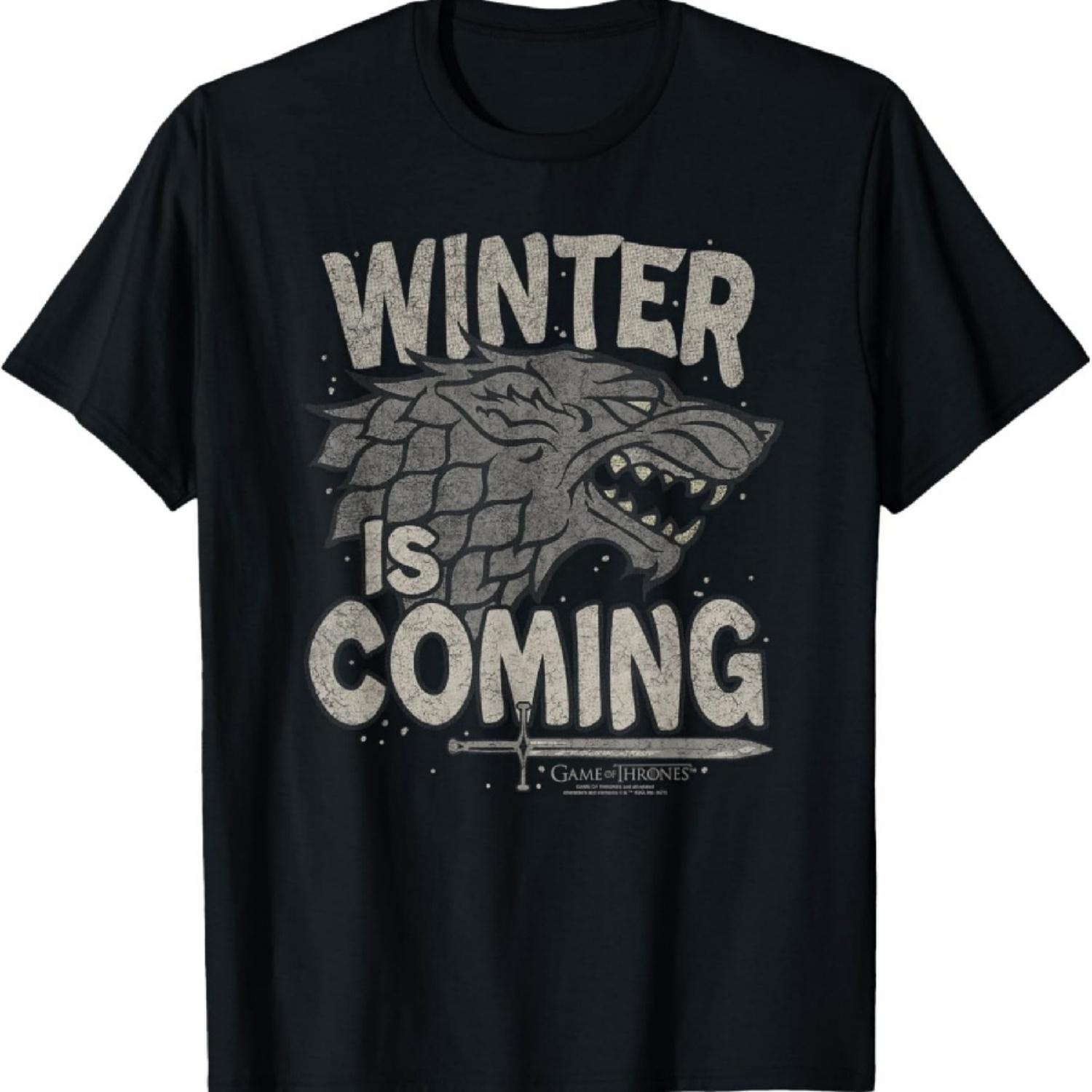 Футболка Гра престолів Зима близько XXXXXL чорний
Футболка Гра престолів Зима близько XXXXXL чорний