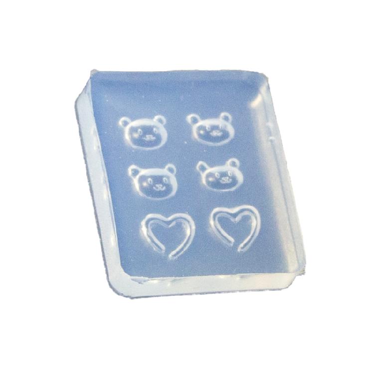Sculpture Stamping Nails Stencils Crystal Mold 3D Mini Bear Love Heart Mould
Sculpture Stamping Nails Stencils Crystal Mold 3D Mini Bear Love Heart Mould