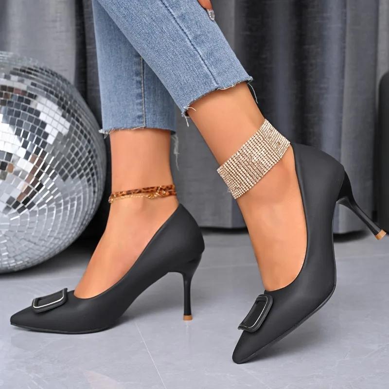 Fashion Shoes for Women 2025 Hot Sale Shallow Women s High Heels Fashion Best Seller Solid Office and Career Sexy Pointed Toe High Heels 40 чёрный
Fashion Shoes for Women 2025 Hot Sale Shallow Women s High Heels Fashion Best Seller Solid Office and Career Sexy Pointed Toe High Heels 40 чёрный
