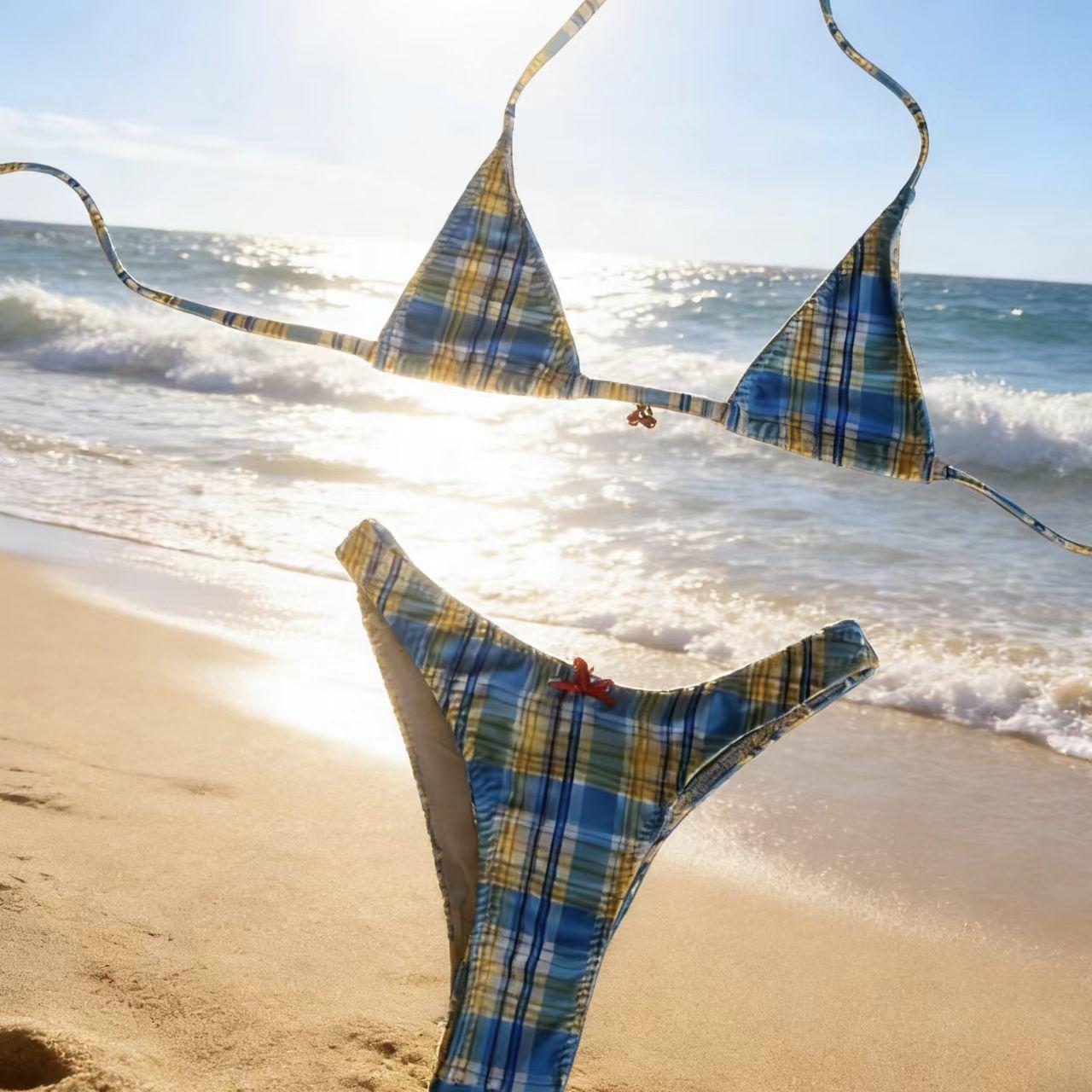 Micro Bikinis 2026 Sexy Women Swimsuit Swimwear Female Brazilian Bikini Set Biquini Bathing Suit Plaid Swimming Suits Beachwear S
Micro Bikinis 2026 Sexy Women Swimsuit Swimwear Female Brazilian Bikini Set Biquini Bathing Suit Plaid Swimming Suits Beachwear S