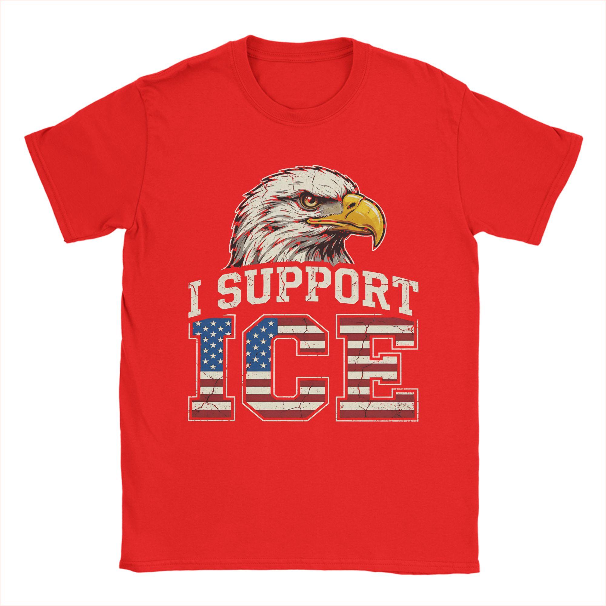 Vintage Support ICE Vintage Distressed American Eagle TShirts Unisex Cotton T Shirts Short Sleeve Tee Shirt Graphic Printed Tops S
Vintage Support ICE Vintage Distressed American Eagle TShirts Unisex Cotton T Shirts Short Sleeve Tee Shirt Graphic Printed Tops S