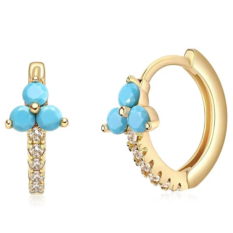 CAOSHI Chic Blue Flower Hoop Earrings Female Daily Jewelry Teen Girls Gift Dainty Gold Color Ear Loops Accessories for Women
CAOSHI Chic Blue Flower Hoop Earrings Female Daily Jewelry Teen Girls Gift Dainty Gold Color Ear Loops Accessories for Women