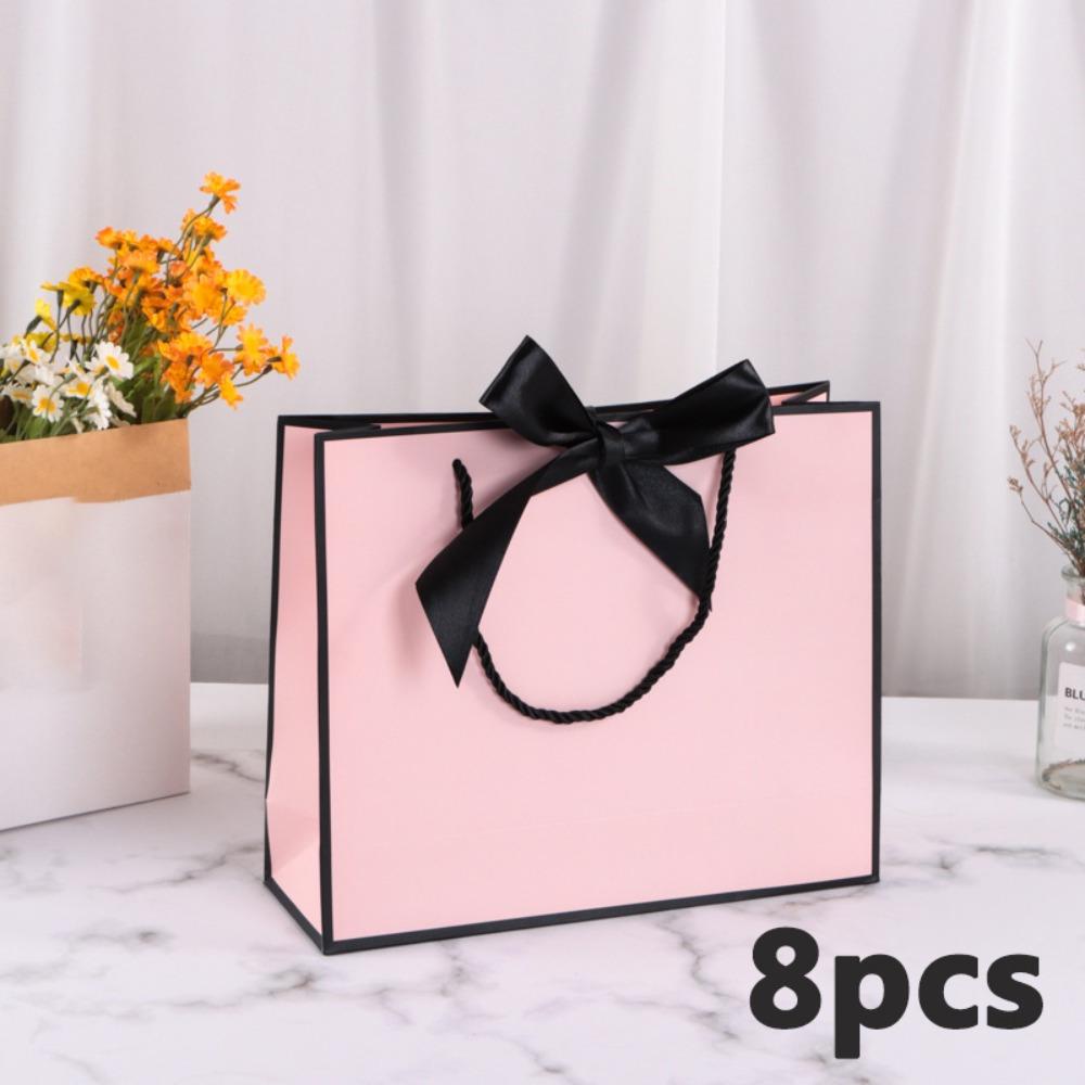 8 шт. подарочных пакетов с ручками и черной лентой-бантом, элегантные сумки-тоуты для свадеб, зимних дней рождения, новоселья, вечеринок подружек невесты 8pcs 28*20*10cm
8 шт. подарочных пакетов с ручками и черной лентой-бантом, элегантные сумки-тоуты для свадеб, зимних дней рождения, новоселья, вечеринок подружек невесты 8pcs 28*20*10cm