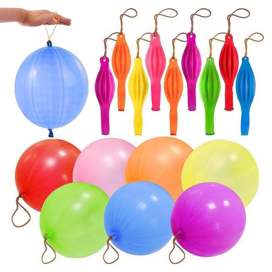 50 Pcs Punch Balloons for Kids Thickened Heavy Duty Punching Bouncy Balloons with Rubber Band Handle for Birthday Party Goodie Bag Stocking Stuffers 50pcs
50 Pcs Punch Balloons for Kids Thickened Heavy Duty Punching Bouncy Balloons with Rubber Band Handle for Birthday Party Goodie Bag Stocking Stuffers 50pcs