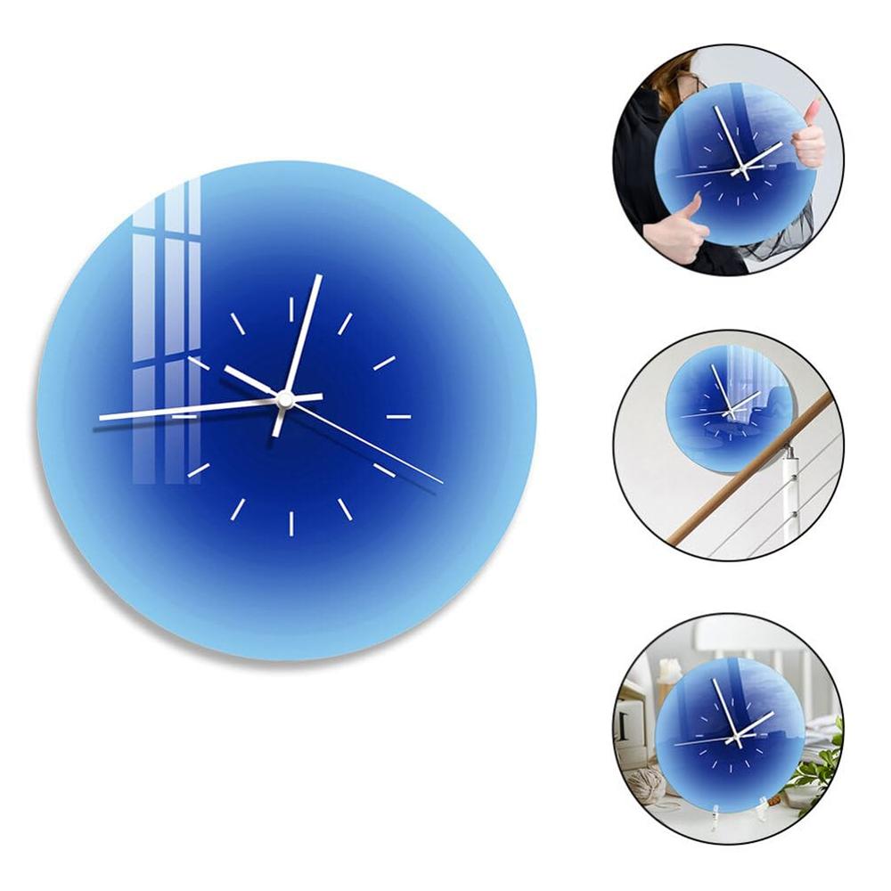 12 inch Sunset Wall Clock with Dial Scale Silent Gradient Glass Clocks for Home (No Battery) Blue
12 inch Sunset Wall Clock with Dial Scale Silent Gradient Glass Clocks for Home (No Battery) Blue