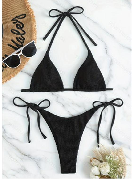 2024 European & American Sexy Lace-Up Halter Bikini Multi-Color Women s Fashion Swimsuit L білий
2024 European & American Sexy Lace-Up Halter Bikini Multi-Color Women s Fashion Swimsuit L білий