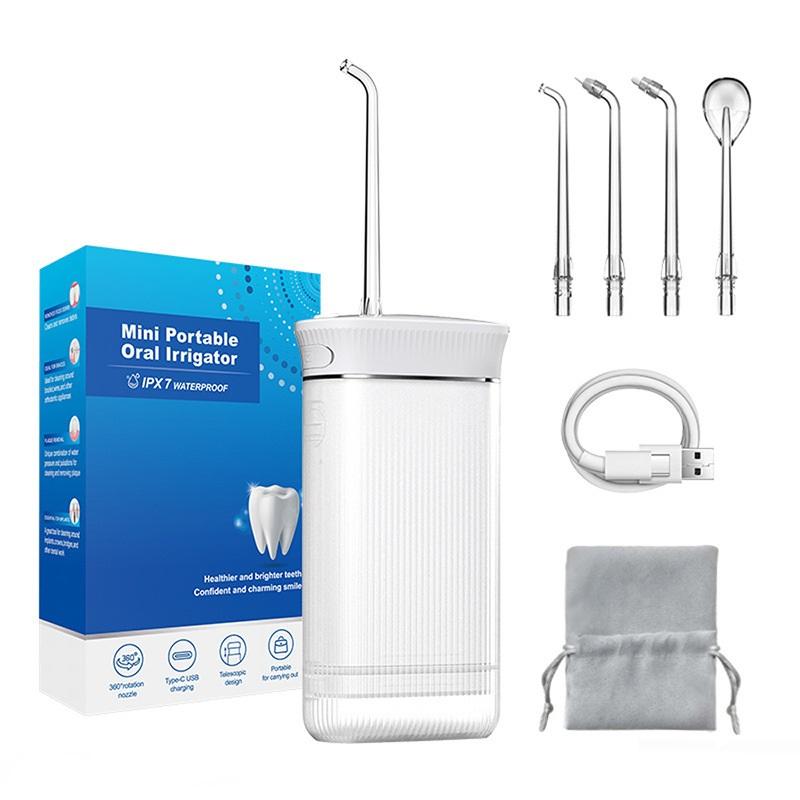 Portable dental rinser, electric smart scaler, calculus remover, suitable for oral water and flossing
Portable dental rinser, electric smart scaler, calculus remover, suitable for oral water and flossing
