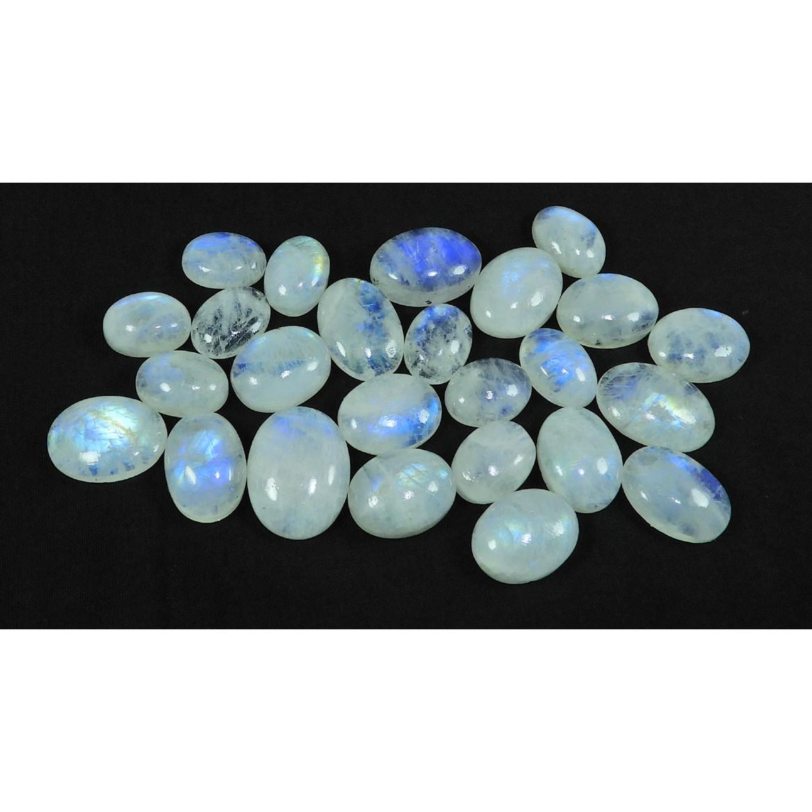 25Pcs 206Cts. Natural Rainbow Moonstone Cabochon Gemstone Lot 10X14-15X20MM SY-70
25Pcs 206Cts. Natural Rainbow Moonstone Cabochon Gemstone Lot 10X14-15X20MM SY-70