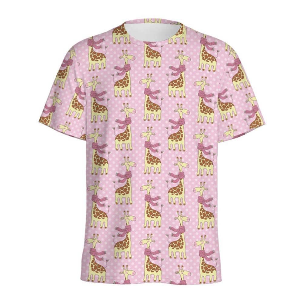 Colorful Giraffe Portrait T-shirt For Men Summer 3D Printed Animal T Shirt Fashion Round Neck Short Sleeve Funny Kids Tops Tees S
Colorful Giraffe Portrait T-shirt For Men Summer 3D Printed Animal T Shirt Fashion Round Neck Short Sleeve Funny Kids Tops Tees S