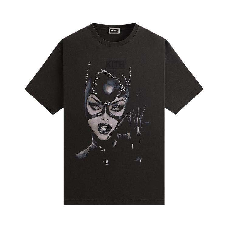 Kith X Batman Selina Kyle Винтажная футболка Черные мужские топы KHM032751-001 L 
Kith X Batman Selina Kyle Винтажная футболка Черные мужские топы KHM032751-001 L