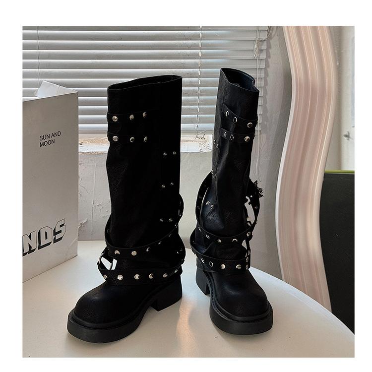 Нишевый дизайнерский черный Майярдовый ботинок-брюки новые ретро ботинки с круглым носком ботинки-заклепки рыцарские ботинки 35 чёрный
Нишевый дизайнерский черный Майярдовый ботинок-брюки новые ретро ботинки с круглым носком ботинки-заклепки рыцарские ботинки 35 чёрный