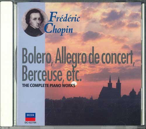 CD NIKITA MAGALOFF - Frederic Chopin Bolero Allegro De DCI82794 UNIVERSAL Japan Classical Used
CD NIKITA MAGALOFF - Frederic Chopin Bolero Allegro De DCI82794 UNIVERSAL Japan Classical Used