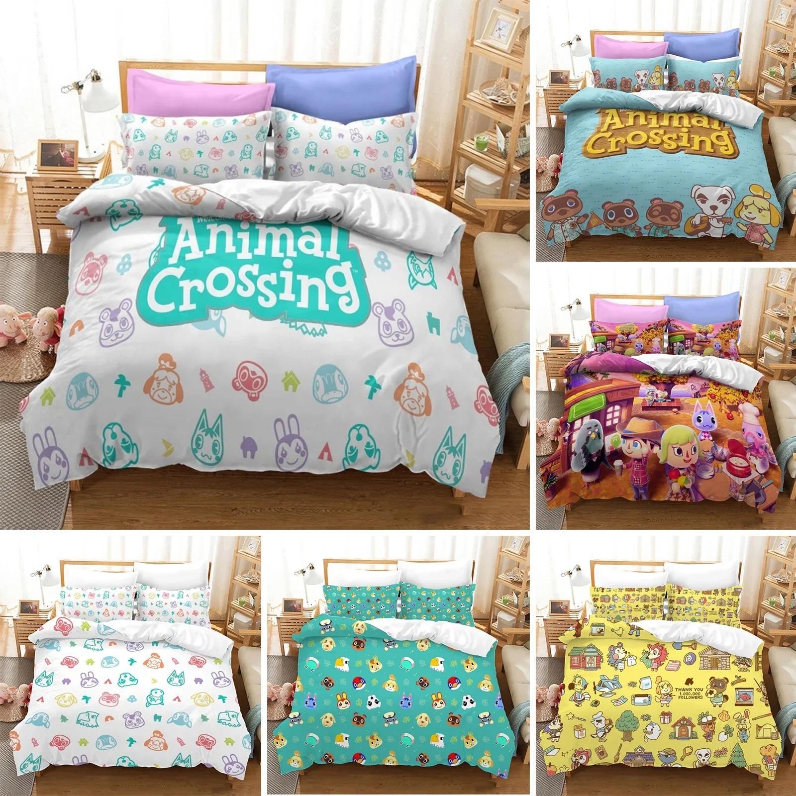 Animal Crossing Cartoon Game Bedding Set 3D Duvet cover Twin Full Queen King Size Bed Linen and Covers Pillowcase Sets for kids 70x133cm 2pcs
Animal Crossing Cartoon Game Bedding Set 3D Duvet cover Twin Full Queen King Size Bed Linen and Covers Pillowcase Sets for kids 70x133cm 2pcs