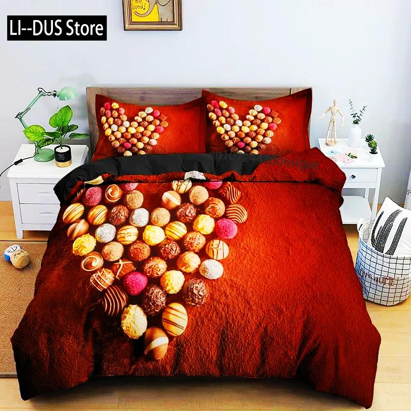 Comforter Chocolate Bedding Set Dessert Candy Comforter Sweet Food Girls Single Queen King 2/3Pcs Polyester Comforter (quilt)-EU Single(135*200cm)3pcs
Comforter Chocolate Bedding Set Dessert Candy Comforter Sweet Food Girls Single Queen King 2/3Pcs Polyester Comforter (quilt)-EU Single(135*200cm)3pcs