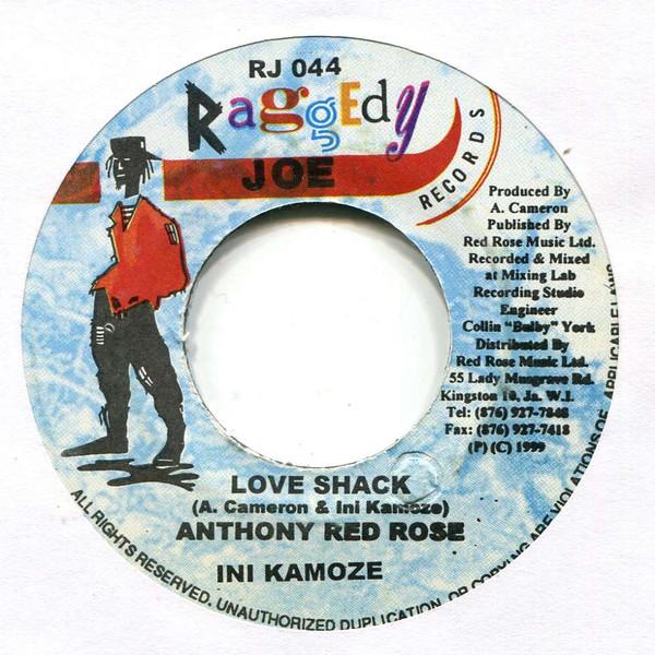 7-дюймовая пластинка ANTHONY RED ROSE, INI KAMOZE - Love Shack NONE Raggedy Joe Rec 1999 Ямайка Регги, Ска и Даб Б/У
7-дюймовая пластинка ANTHONY RED ROSE, INI KAMOZE - Love Shack NONE Raggedy Joe Rec 1999 Ямайка Регги, Ска и Даб Б/У