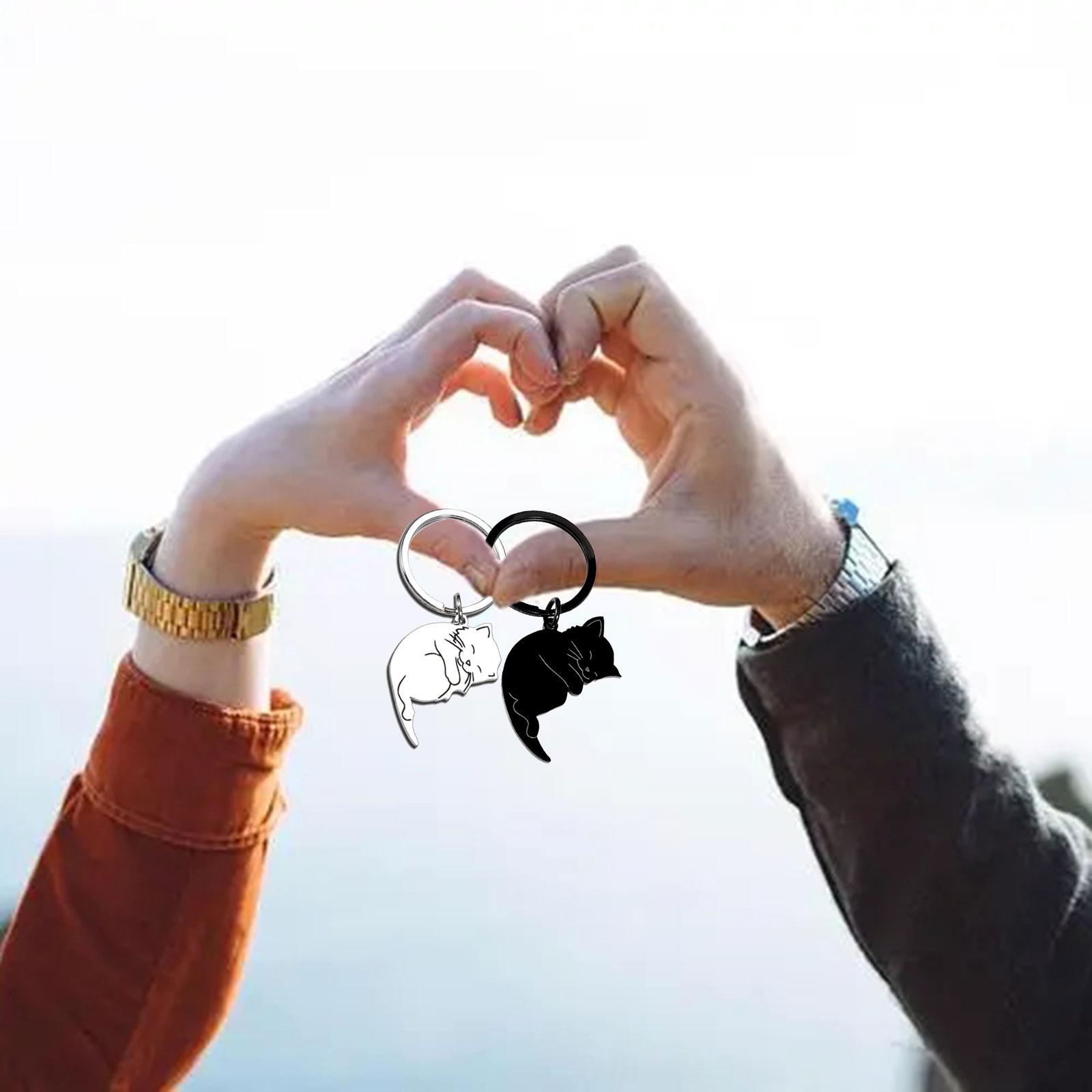 Durable Stainless Steel Accessory Heartfelt Gift for Couples Cat Keyring Set for Boyfriend Girlfriend Anniversary
Durable Stainless Steel Accessory Heartfelt Gift for Couples Cat Keyring Set for Boyfriend Girlfriend Anniversary