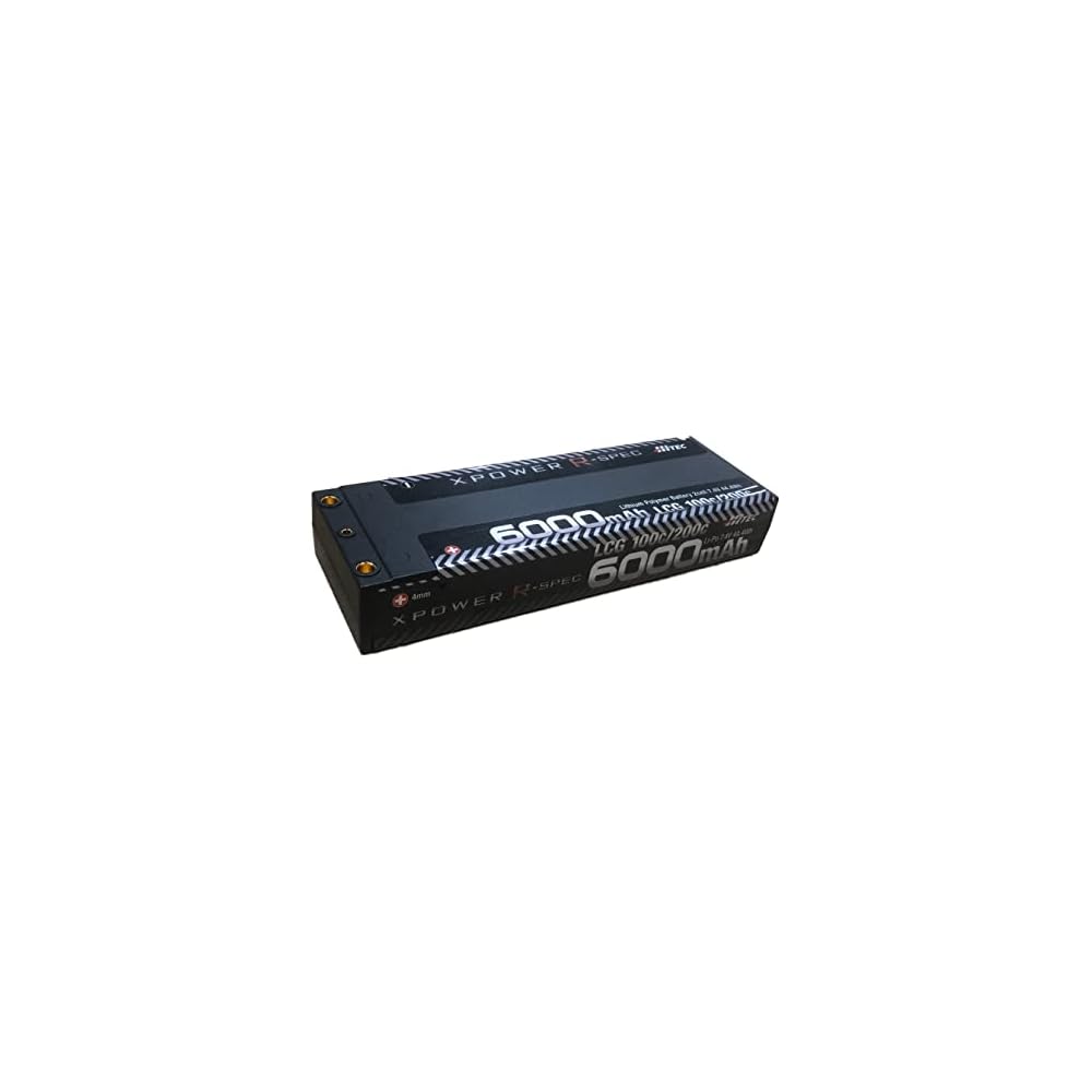 HiTec X-Power XPR6000-LCG-B Li-Po Battery 7.4V 100C/200C T Connector High Capacity Lightweight RC Electric
HiTec X-Power XPR6000-LCG-B Li-Po Battery 7.4V 100C/200C T Connector High Capacity Lightweight RC Electric