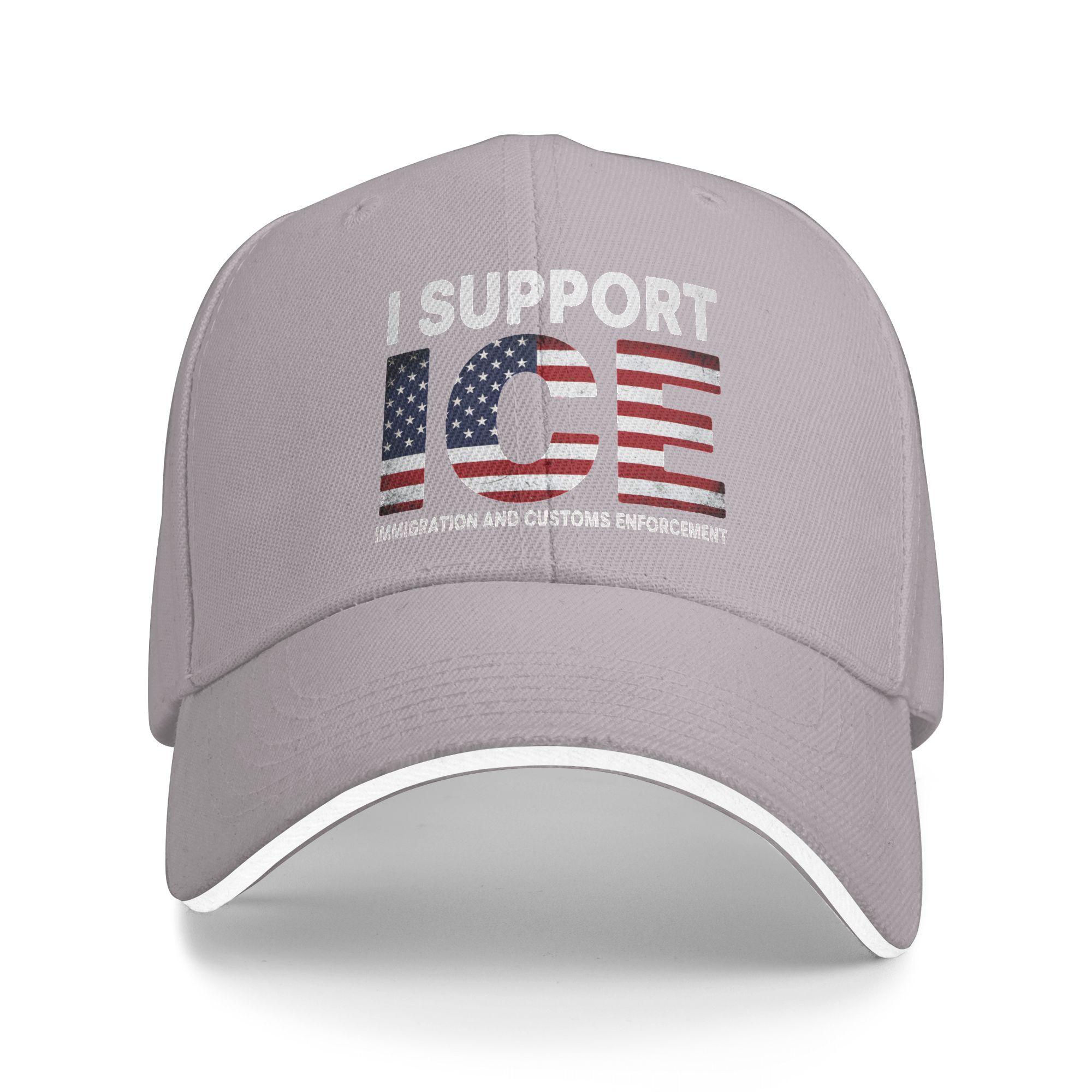 I support ICE Immigration and Customs Enforcement Sun Baseball Cap Summer Male Design Hip Hop Hats Retro Camping Baseball Caps As Picture серый
I support ICE Immigration and Customs Enforcement Sun Baseball Cap Summer Male Design Hip Hop Hats Retro Camping Baseball Caps As Picture серый