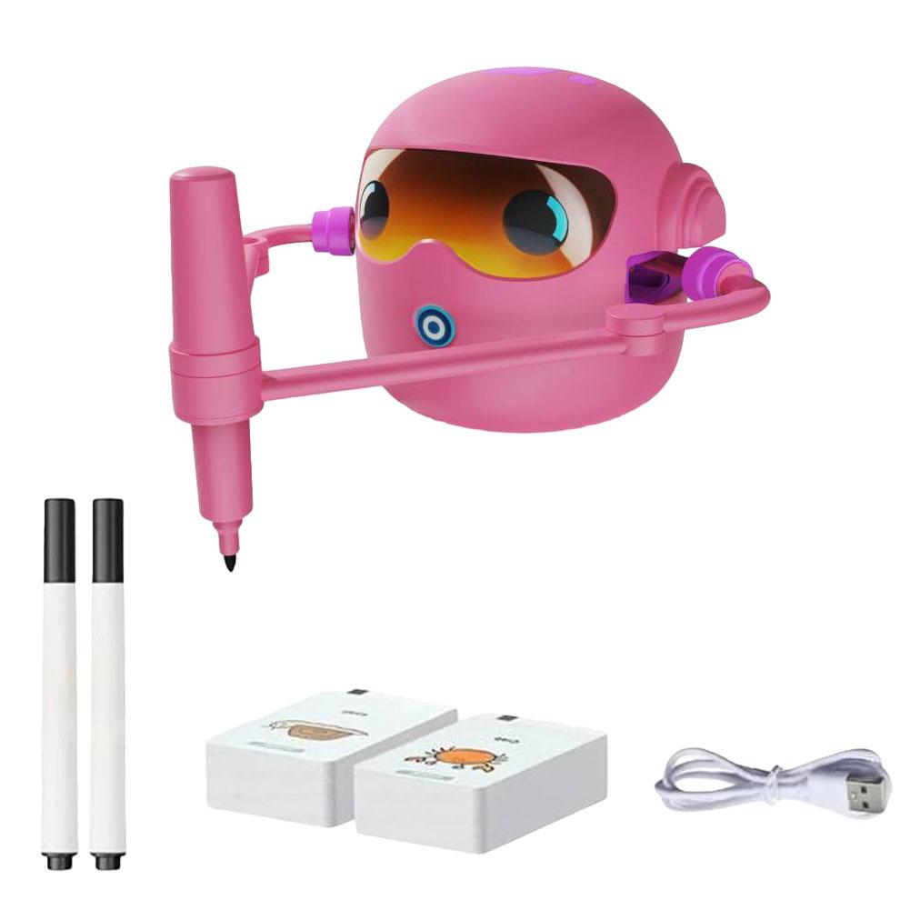 Интерактивный обучающий робот для рисования Дошкольные обучающие занятия со 100 карточками Подарки на день рождения и Рождество для мальчиков и девочек розовый
Интерактивный обучающий робот для рисования Дошкольные обучающие занятия со 100 карточками Подарки на день рождения и Рождество для мальчиков и девочек розовый