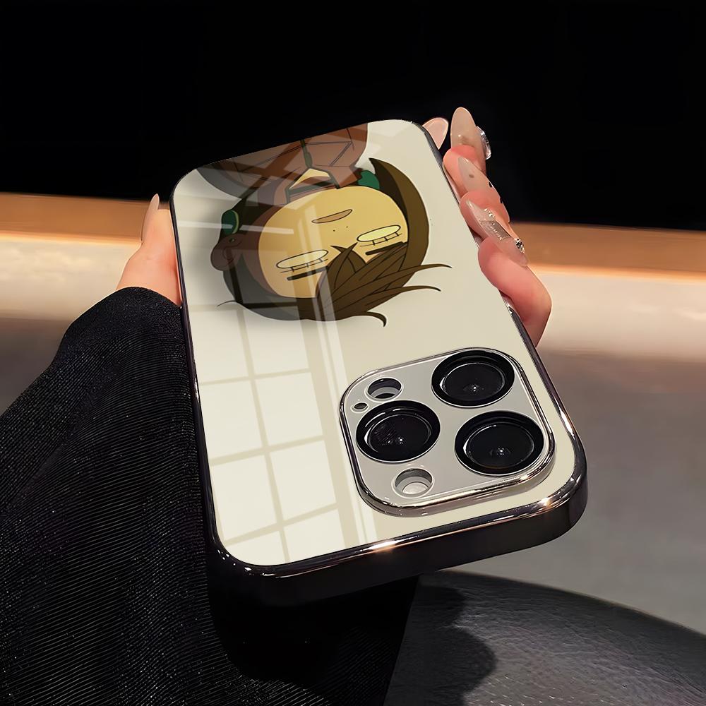 Anmie A-Dandadan-S Phone Case Luxury Glass Phone Case For IPhone 17 16 15 14 13 12 11 Pro Max Plating Frame Cover iPhone 16 Pro Max
Anmie A-Dandadan-S Phone Case Luxury Glass Phone Case For IPhone 17 16 15 14 13 12 11 Pro Max Plating Frame Cover iPhone 16 Pro Max