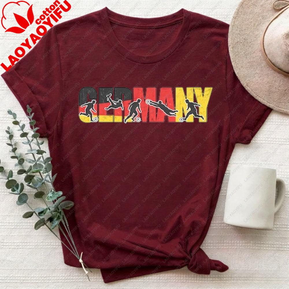 GerUnisexy Football TShirt Short Sleeve Soccer Player Graphic Tee Country Flag Sports Streetwear Tops Football Fan Cotton Apparel S
GerUnisexy Football TShirt Short Sleeve Soccer Player Graphic Tee Country Flag Sports Streetwear Tops Football Fan Cotton Apparel S